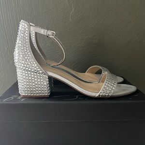 Betsey Johnson rhinestone sandals